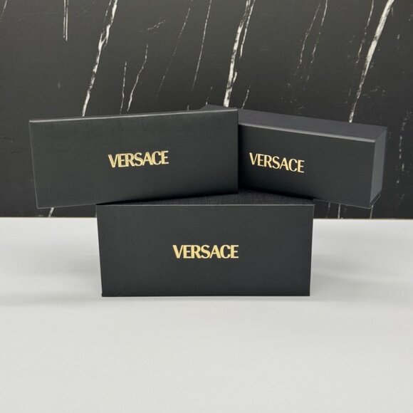 NEW VE2274 1000/80 VERSACE SILVER BLUE WOMEN VERSACE MOD 2274 100080 SUNGLASSES - Picture 12 of 12